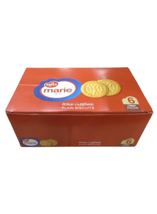 Marie Plain Biscuit - pack of 6